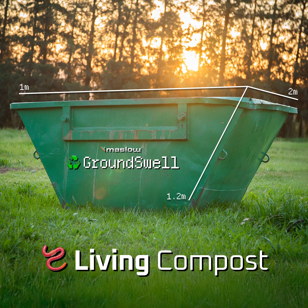 2000L 🪱 Living Compost - 🚚 Skip Delivery - 2 Cubes(m³) (SAVE R1130)