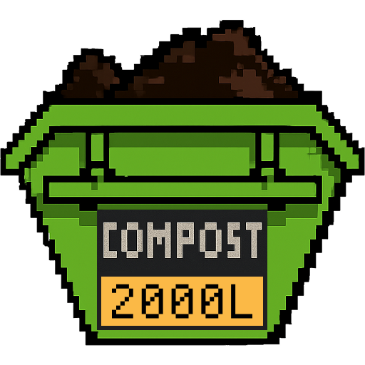 2000L 🪱 Living Compost - 🚚 Skip Delivery - 2 Cubes(m³) (SAVE R1130)