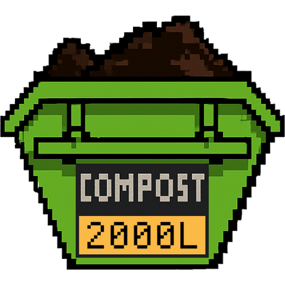 2000L 🪱 Living Compost - 🚚 Skip Delivery - 2 Cubes(m³) (SAVE R1130)