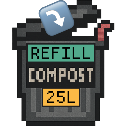 25L 🔄 REFILL 🪱 Living Compost - 1 x 🪣 Bucket (SAVE R70 / Bucket)