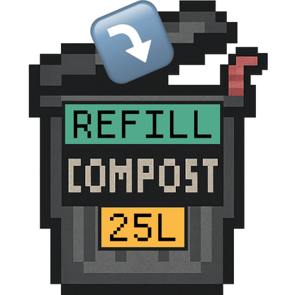 25L 🔄 REFILL 🪱 Living Compost - 1 x 🪣 Bucket (SAVE R70 / Bucket)